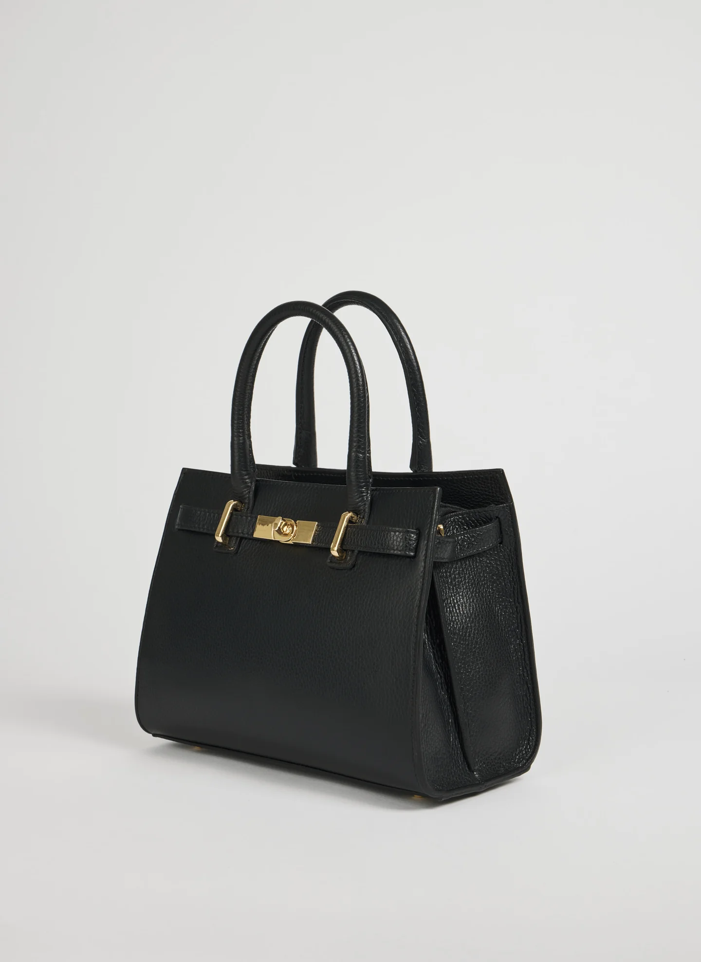Capri Bag in Dollaro Leather Black