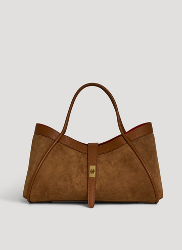 VELTRANO Lucca | Borsa Donna in Camoscio e Pelle Made in Italy