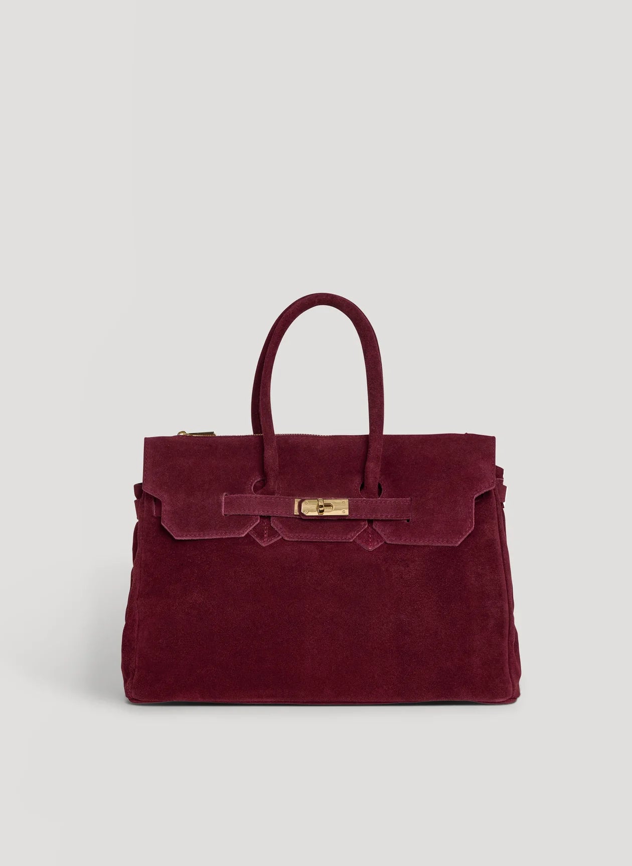 Montalcino Bag in Sangre Suede Leather