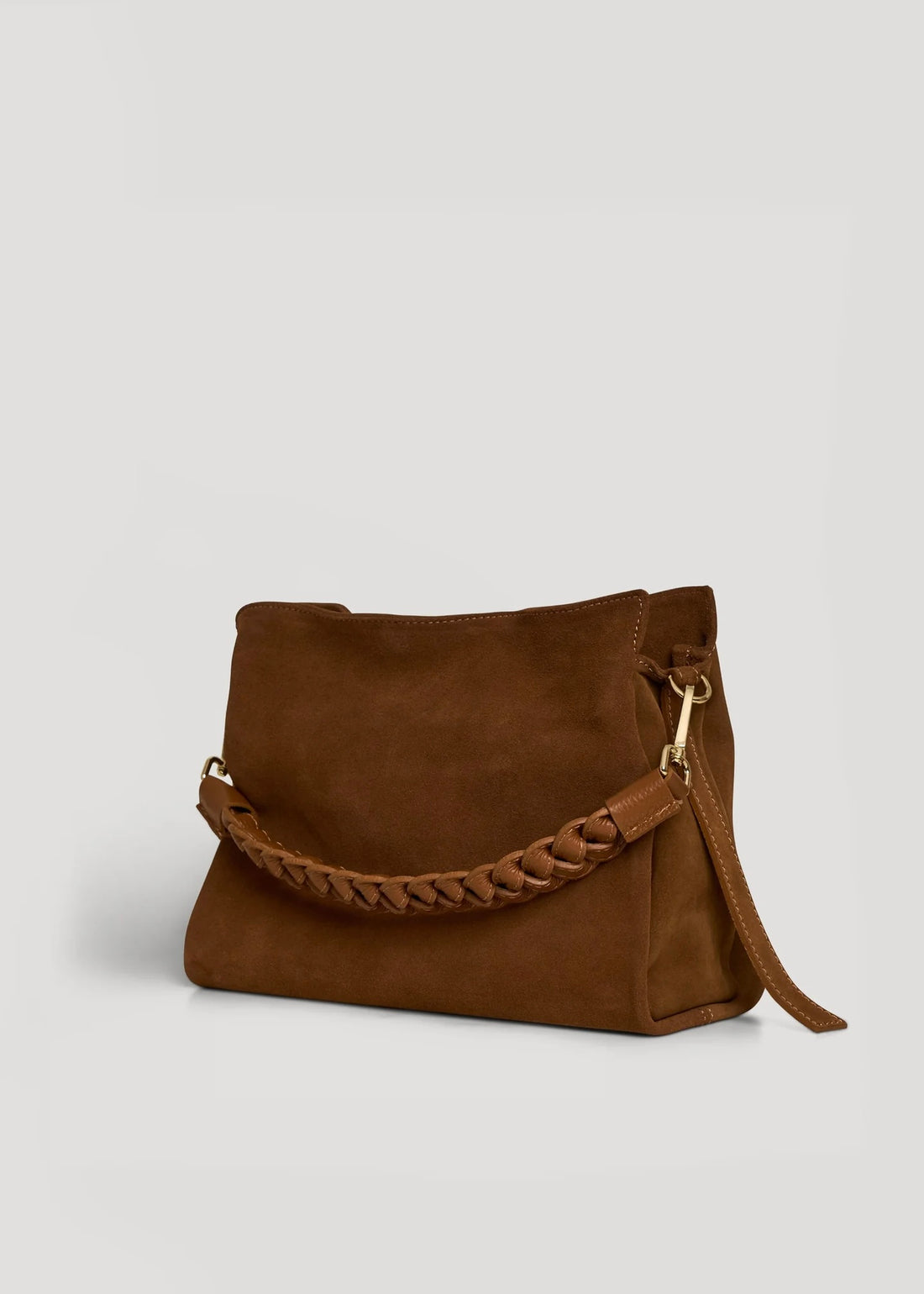Versilia bag in cognac suede leather
