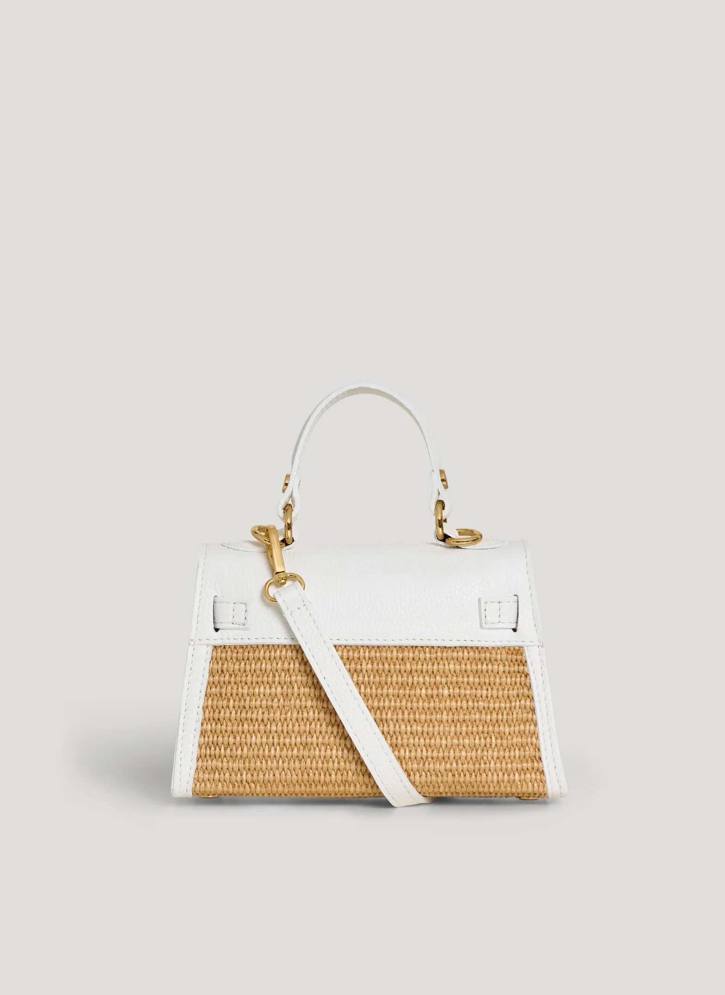 Bellagio Mini  in Raffia e Dollaro Bianco
