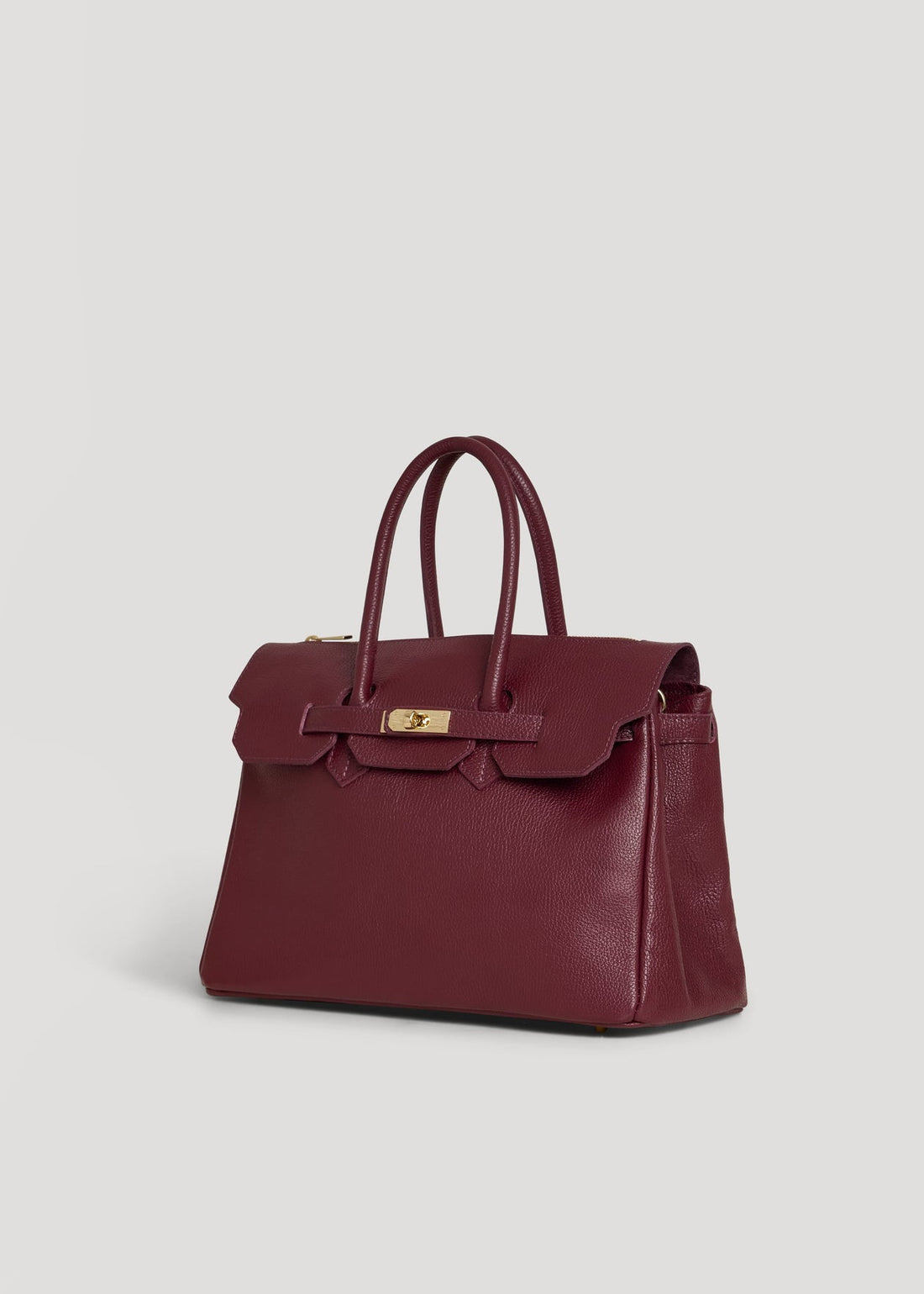 Montalcino Bag in Dollaro Leather Sangre