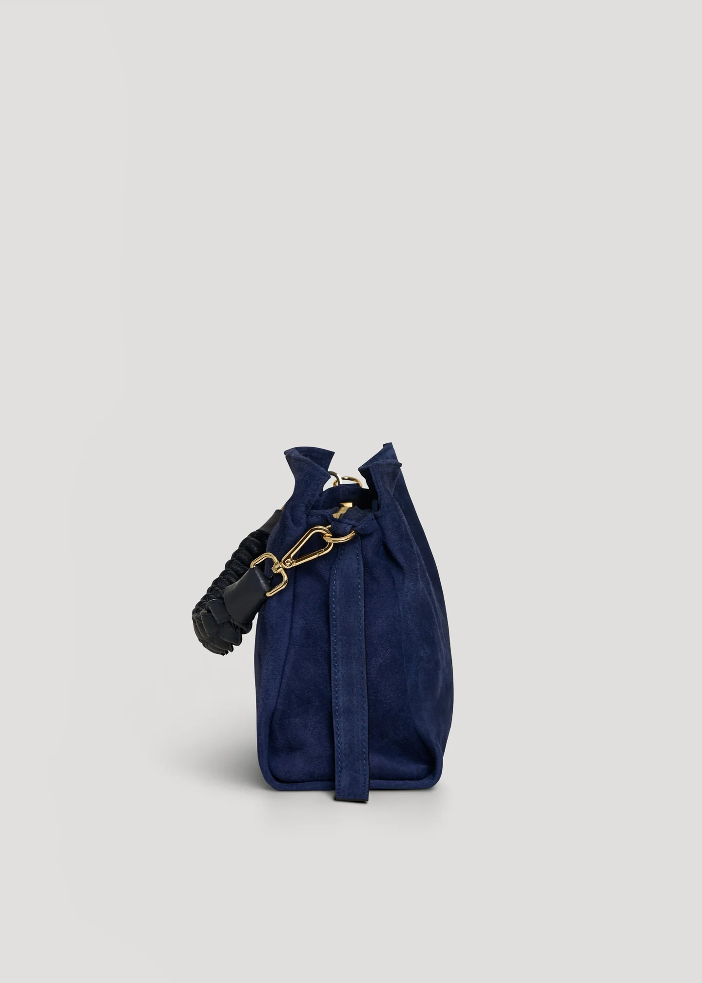 Versilia bag in navy suede leather