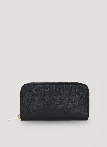 Rodri Wallet in Black Dollar Leather