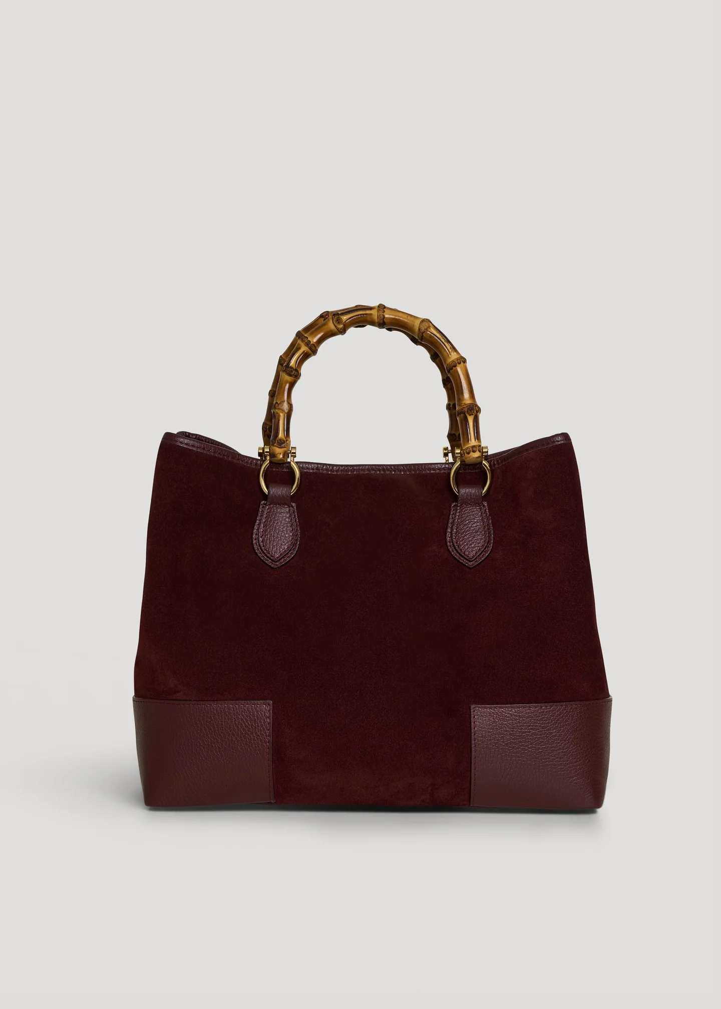 Sangre Suede Bamboo Bag