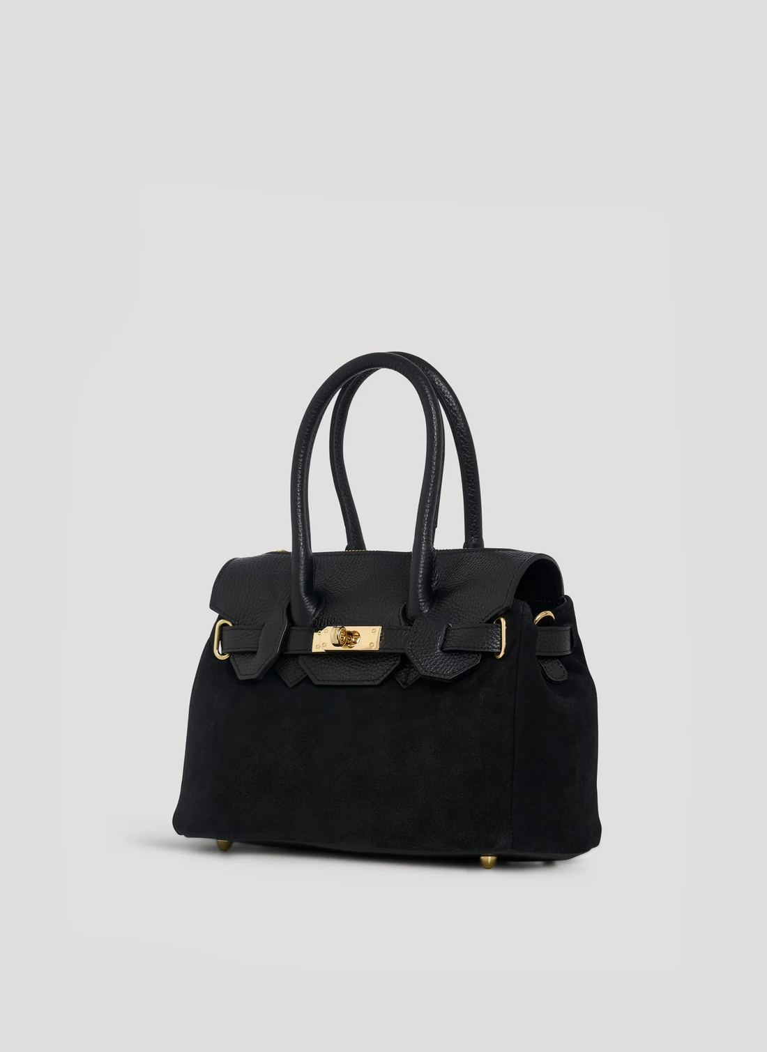 VELTRANO Como | Borsa Donna in Pelle e Camoscio Made in Italy