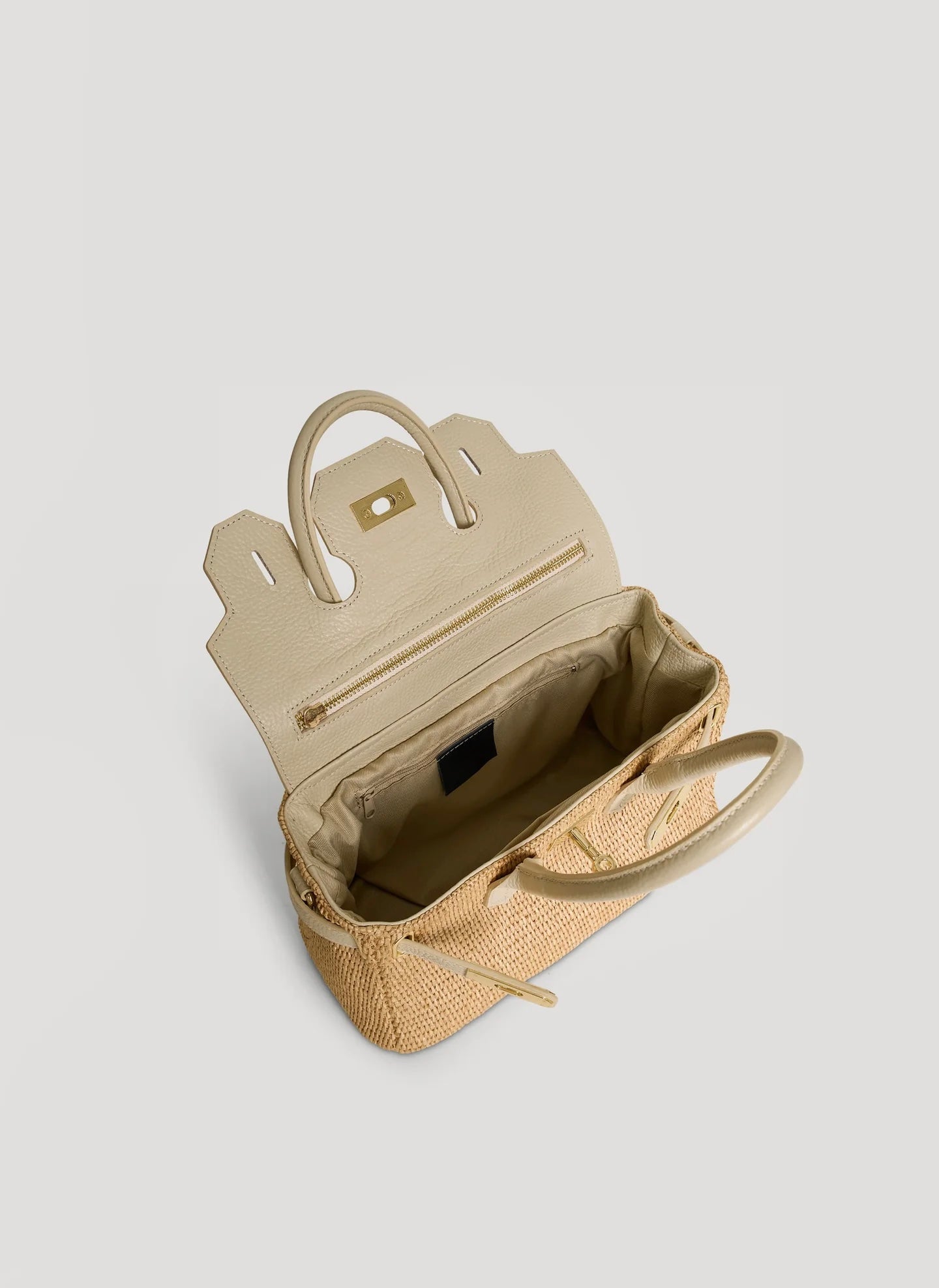 VELTRANO Montalcino Raffia | Borsa in Rafia e Pelle Made in Italy