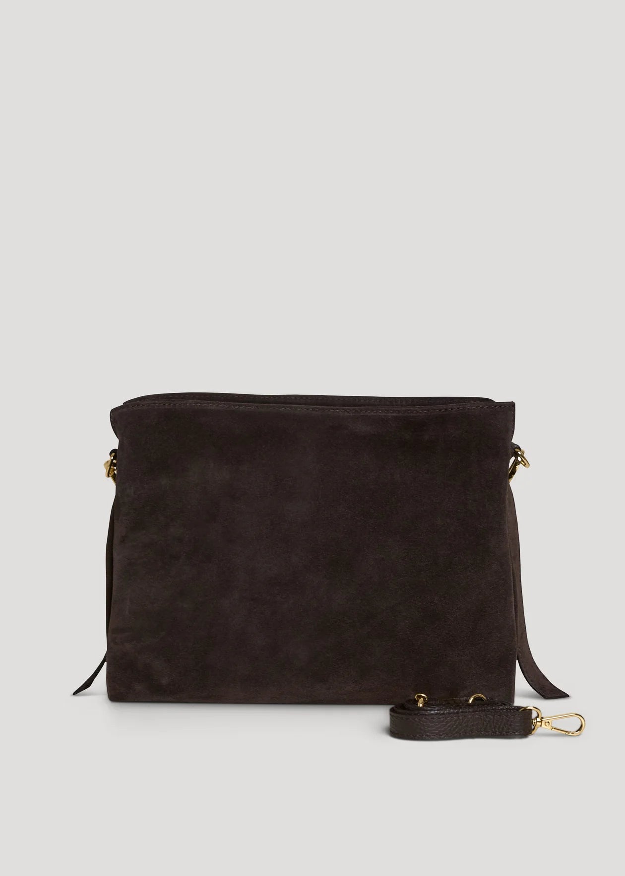 Versilia bag in brown suede leather