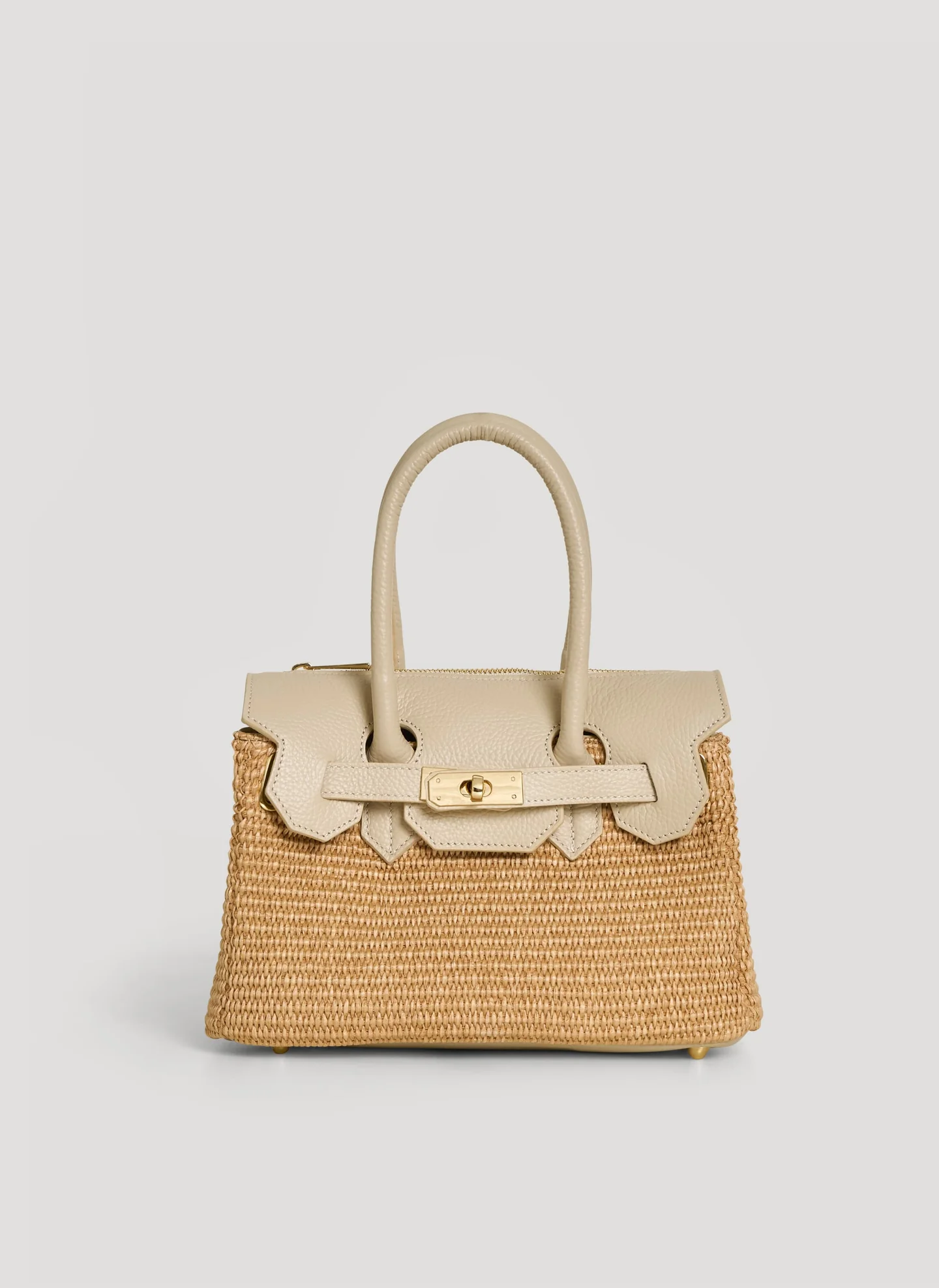 VELTRANO Montalcino Raffia | Borsa in Rafia e Pelle Made in Italy