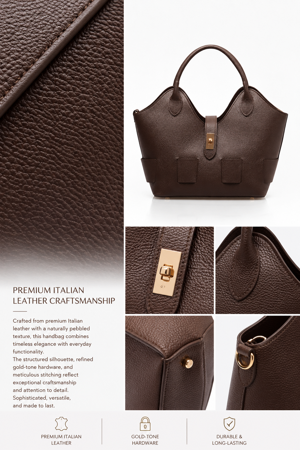 VELTRANO Verona | Borsa Donna in Pelle Made in Italy