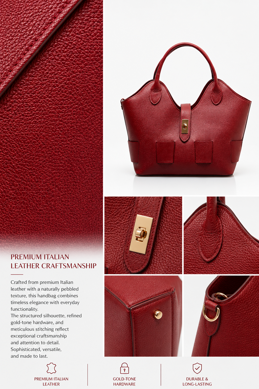 VELTRANO Verona | Borsa Donna in Pelle Made in Italy