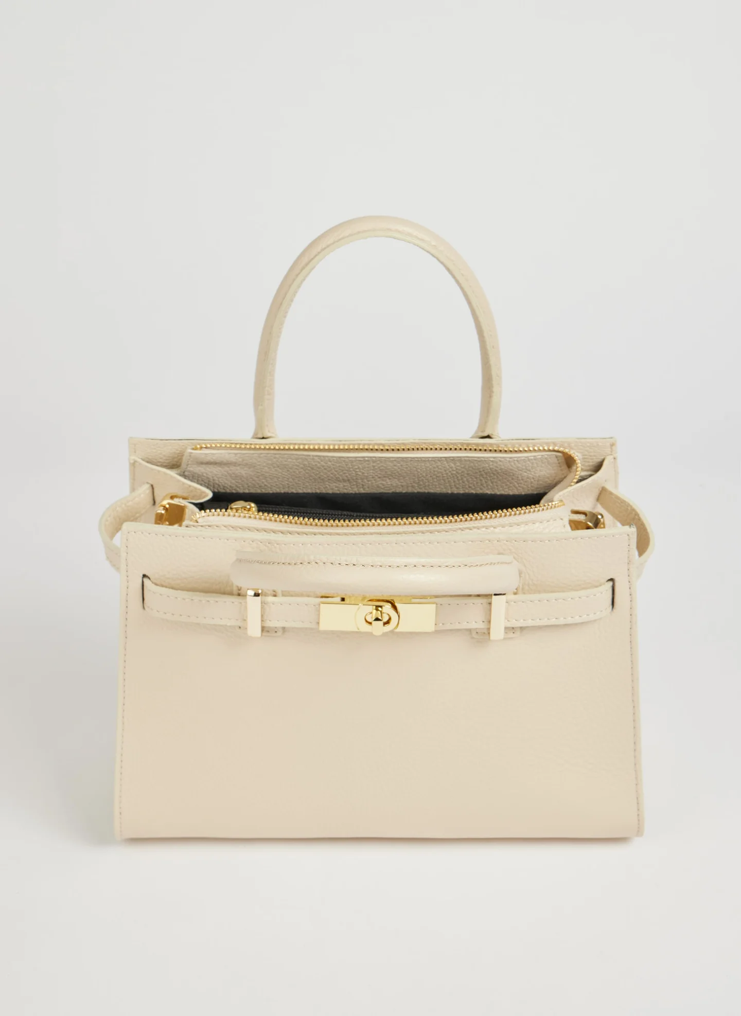 Capri Bag in Dollaro Leather Beige