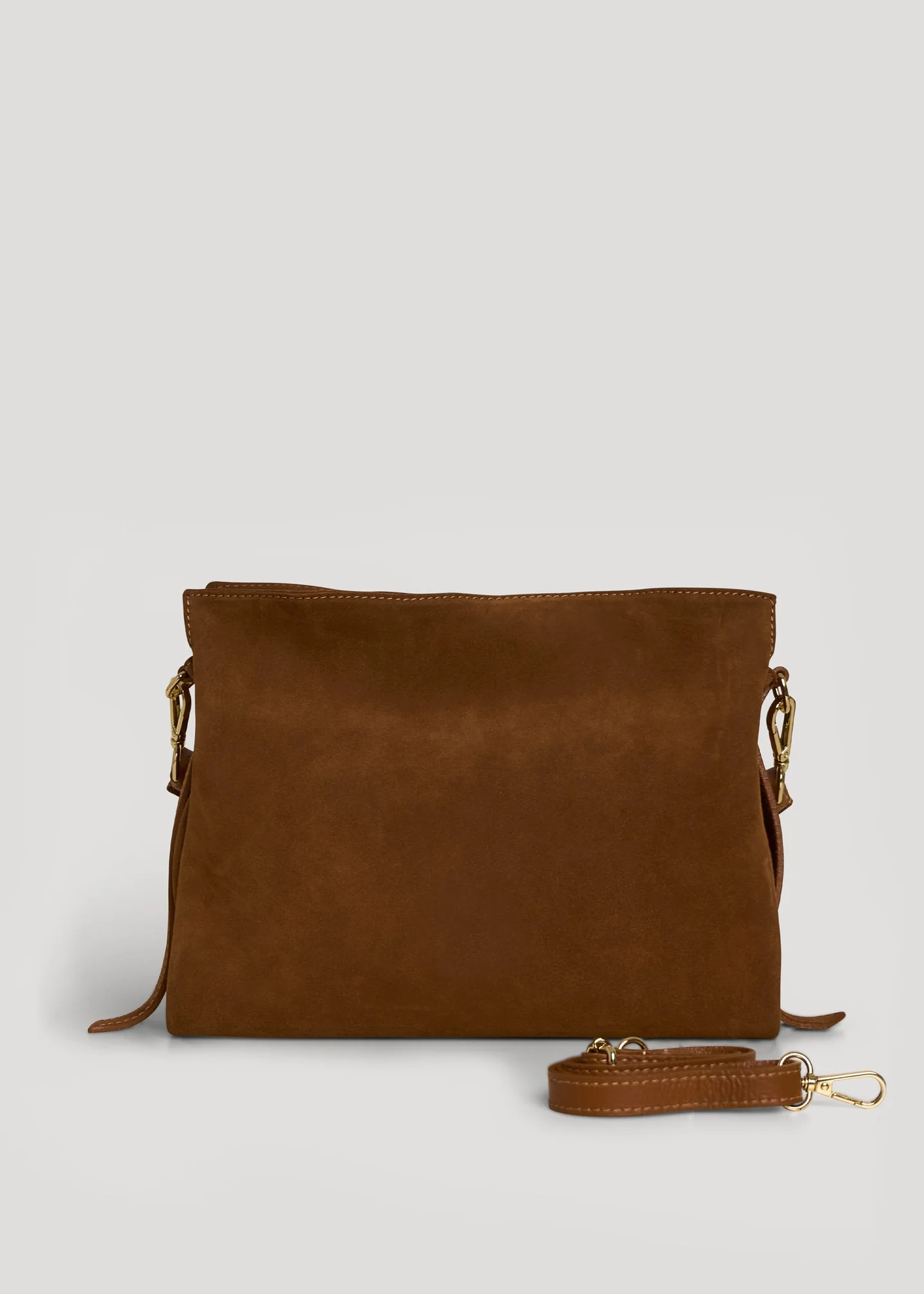 Versilia bag in cognac suede leather