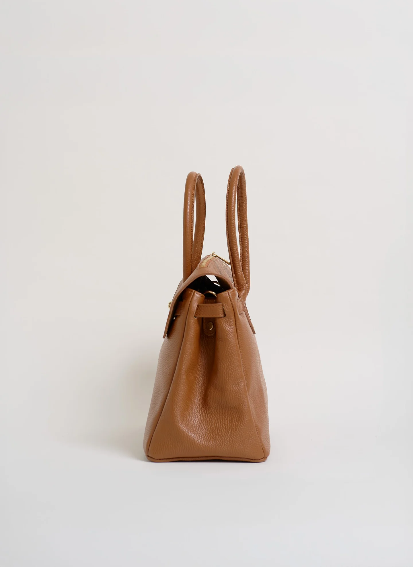 Montalcino Bag in Dollaro Leather Cognac
