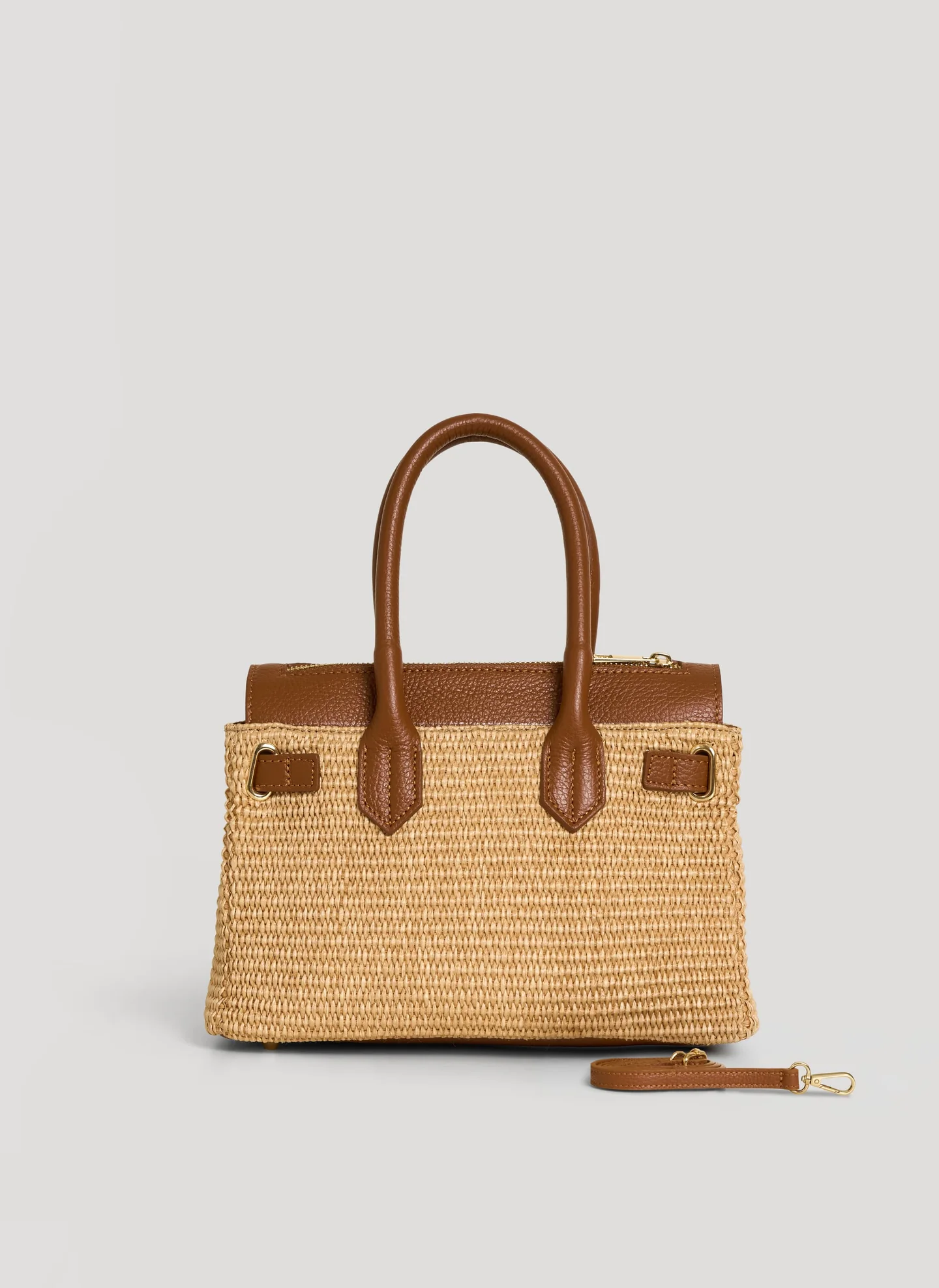 VELTRANO Montalcino Raffia | Borsa in Rafia e Pelle Made in Italy