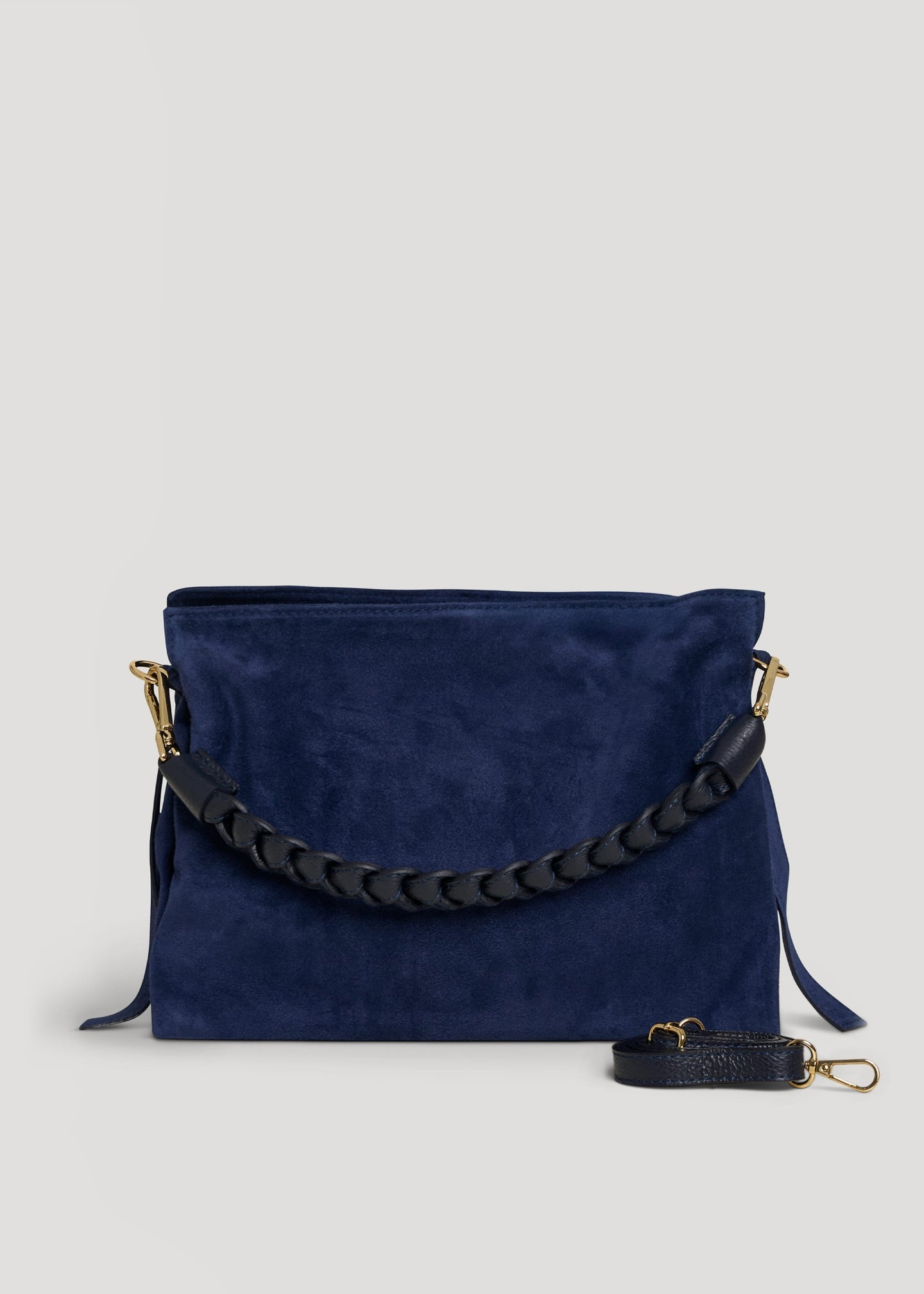 Versilia bag in navy suede leather
