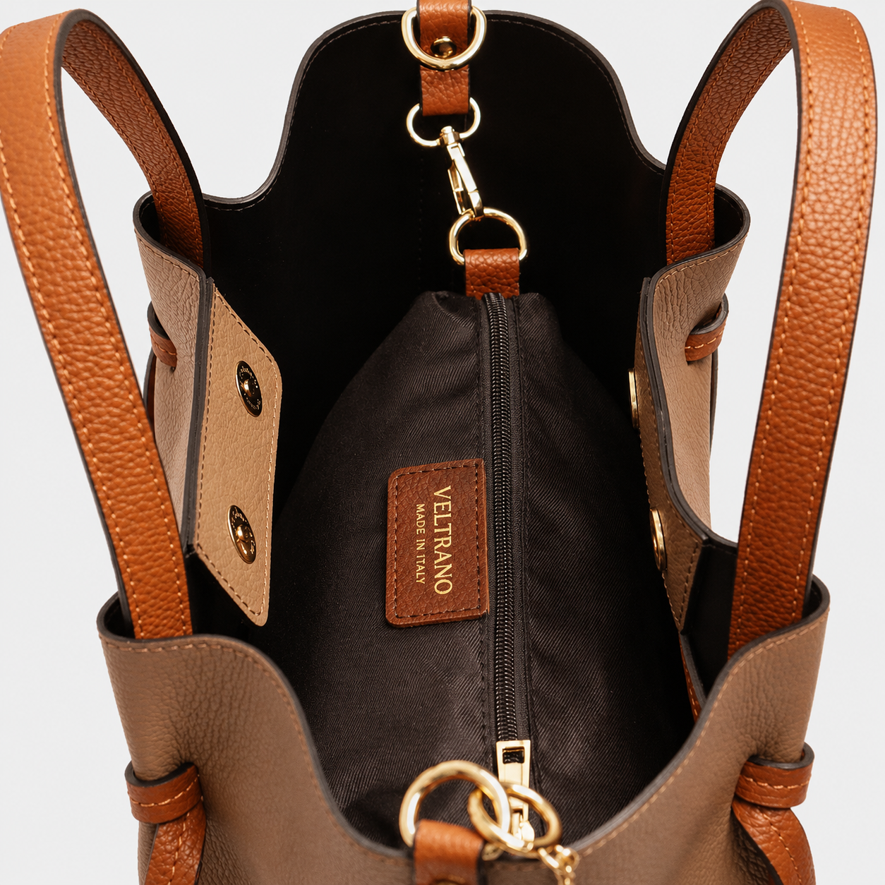 VELTRANO Matera Tote | Borsa Donna in Vera Pelle Made in Italy
