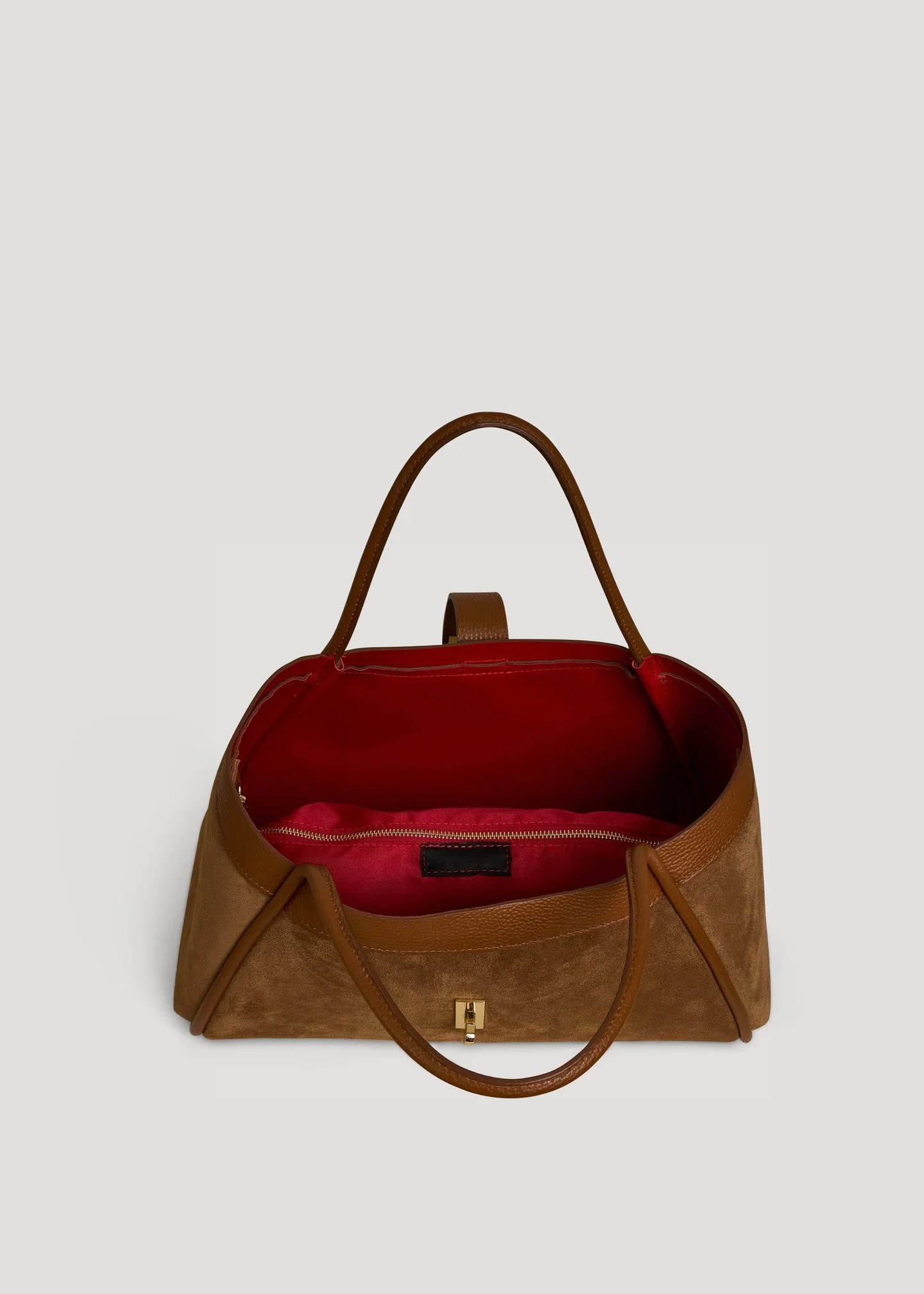 Siena bag in Cognac suede leather