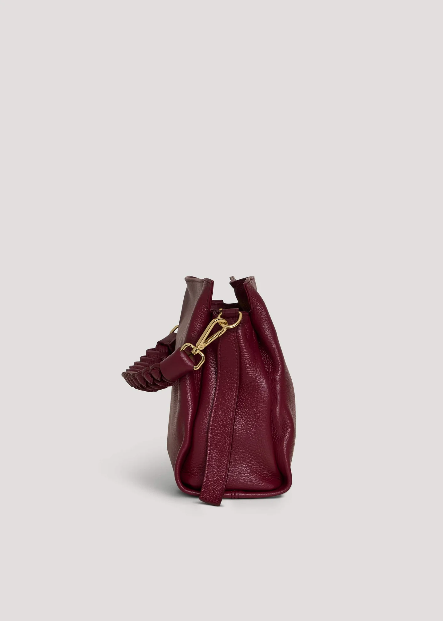 Versilia Bag in Dollaro Leather Sangre