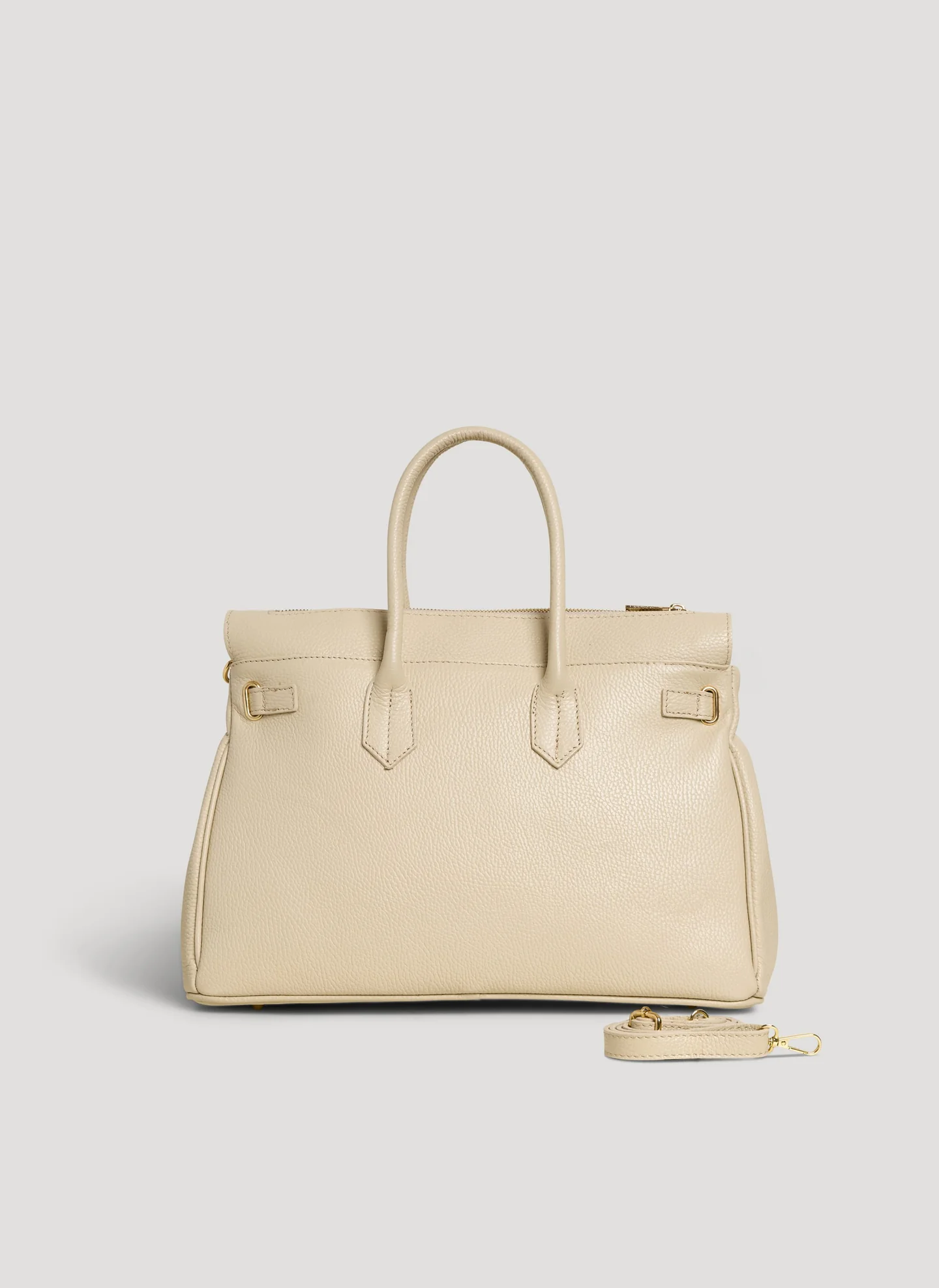 Montalcino Bag in Dollaro Leather Beige