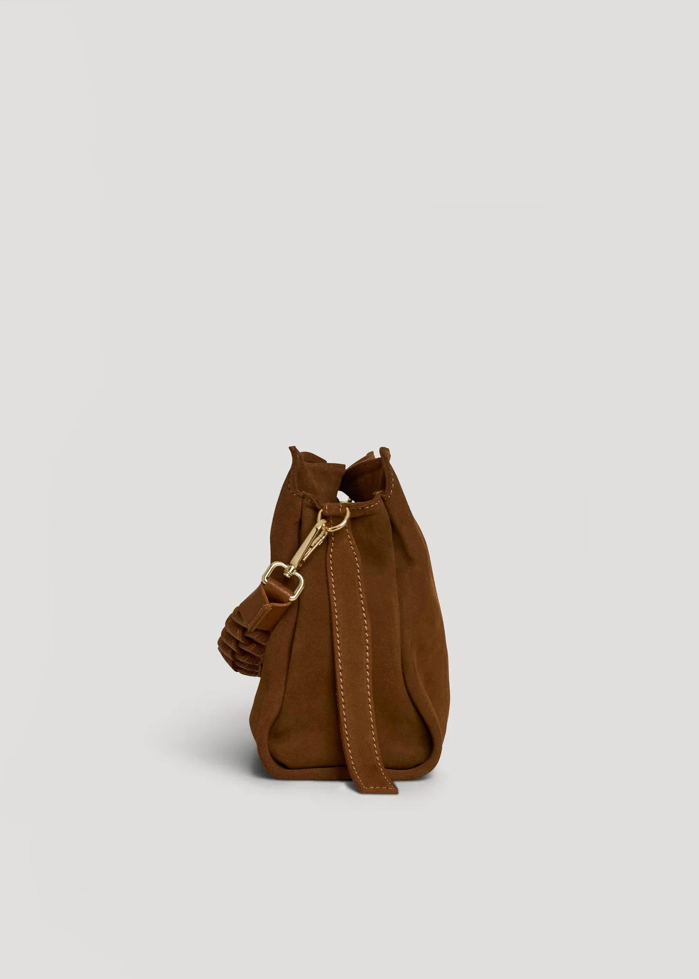 Versilia bag in cognac suede leather