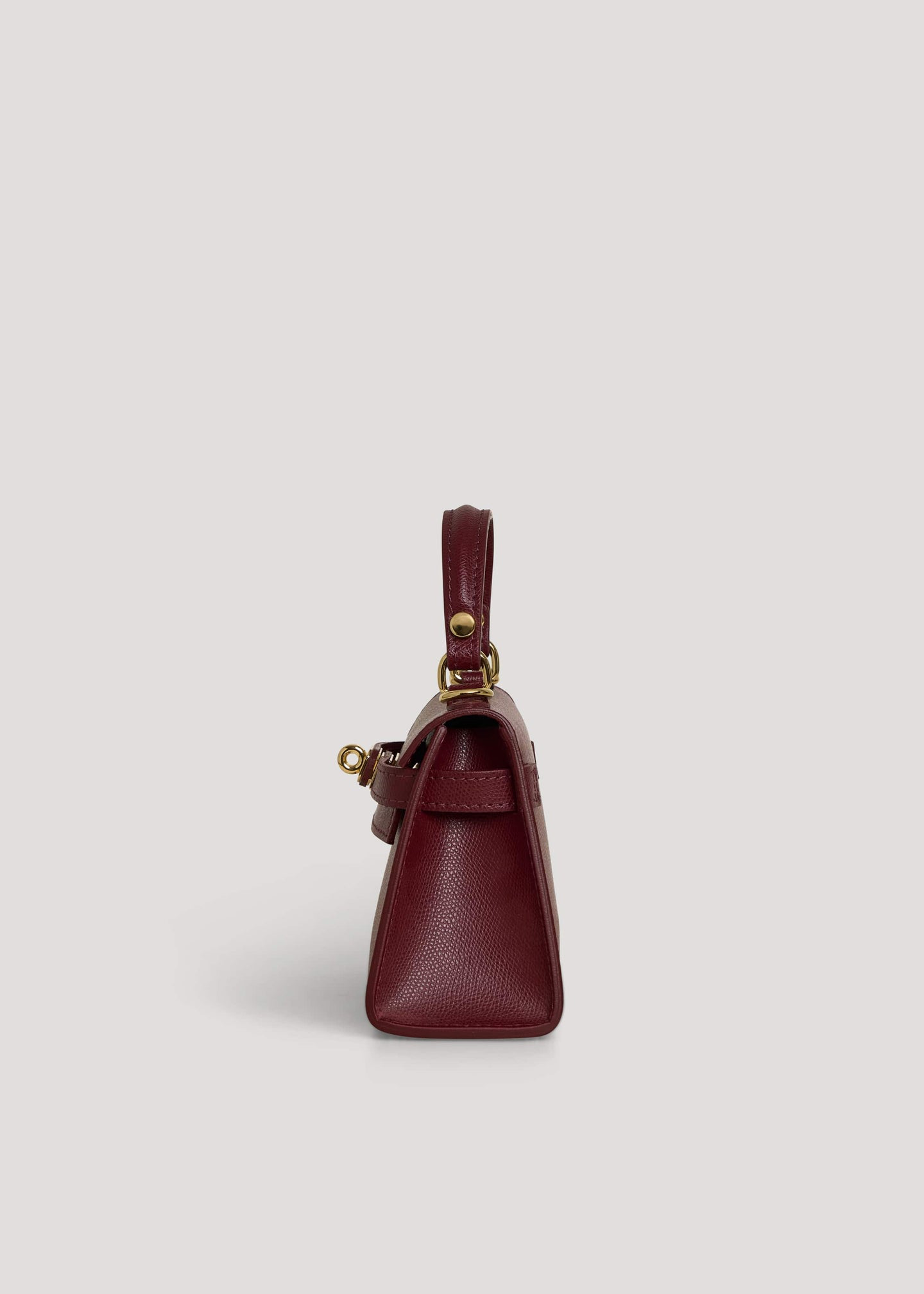 Bellagio Mini Bag in Pebbled Leather Sangre