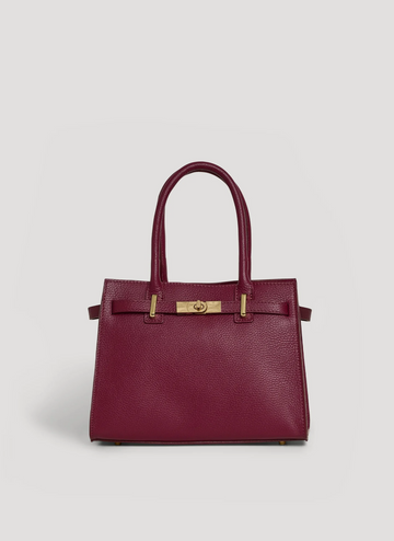 Capri Bag in Dollaro Leather Sangre