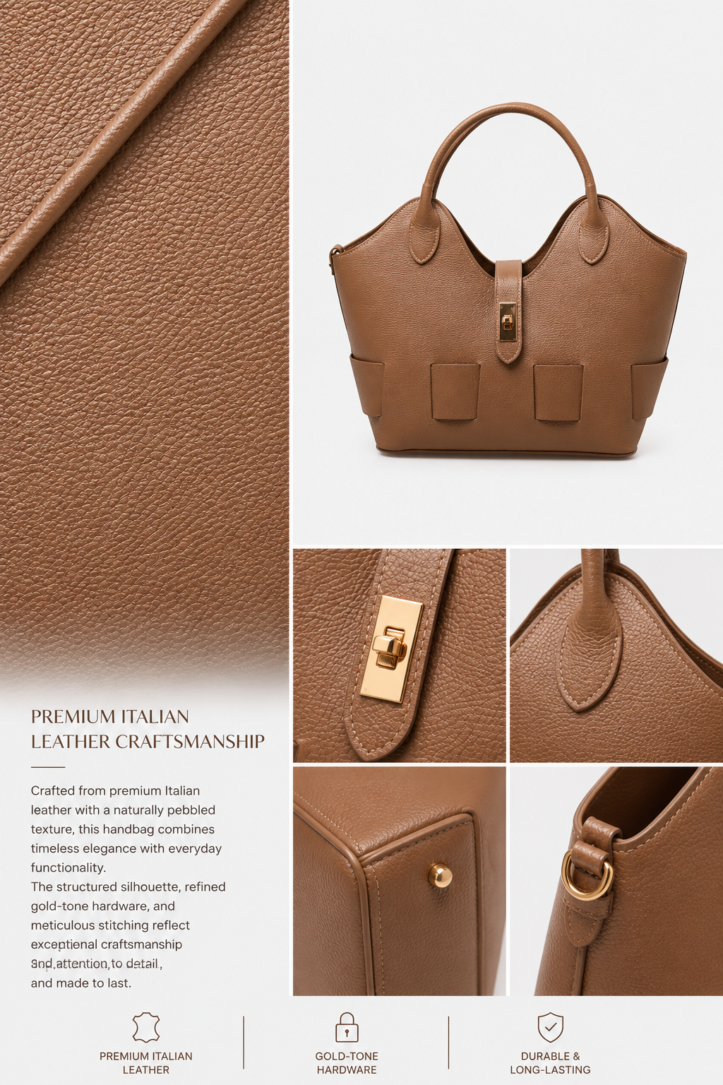 VELTRANO Verona | Borsa Donna in Pelle Made in Italy