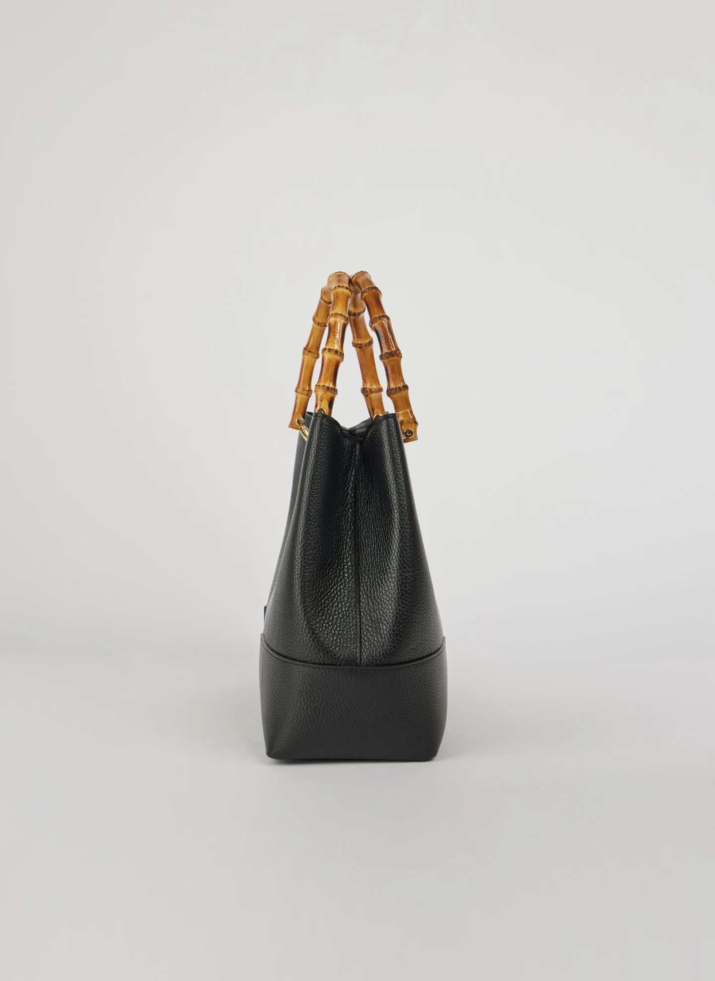Bambù Bag in Dollaro Leather Black