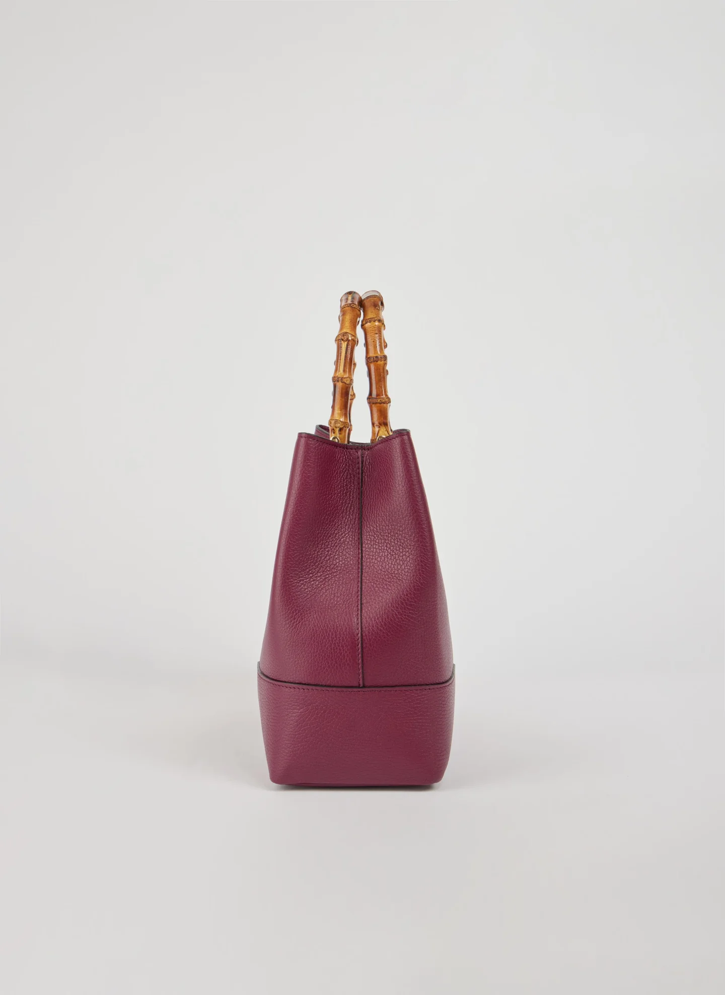 Bambù Bag in Dollaro Leather Sangre