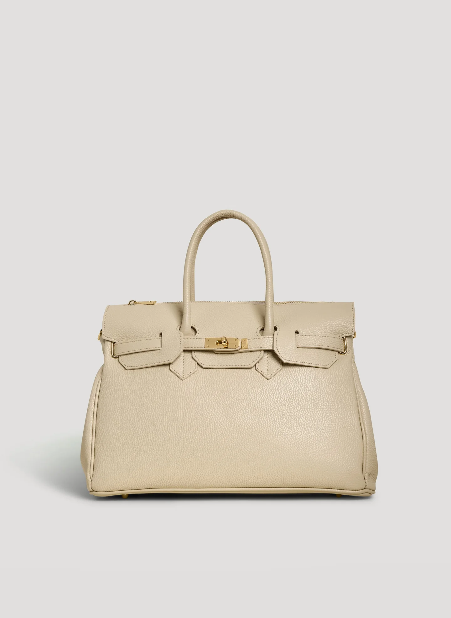 Montalcino Bag in Dollaro Leather Beige